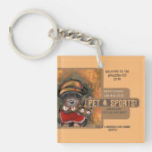 ヨークシャーテリア キーホルダー (正面)