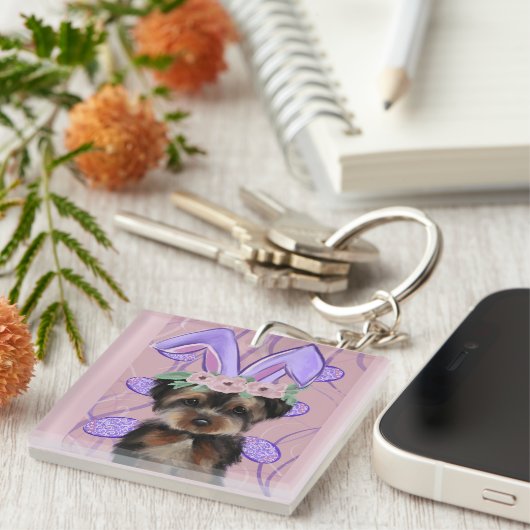 ヨークシャーテリア キーホルダー (正面右)