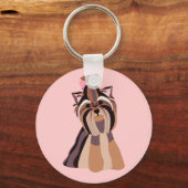 ヨークシャーテリア キーホルダー (正面)