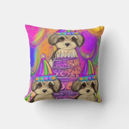 ヨークシャーテリア クッション (正面)