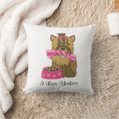 ヨークシャーテリア クッション (ブランケット)