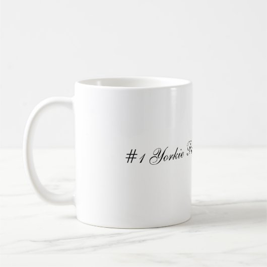 ヨークシャーテリア コーヒーマグカップ (左)