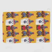 ヨークシャーテリア ゴルフタオル (横)