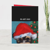 ヨークシャーテリア サンキューカード (裏面)