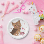 ヨークシャーテリア・ザ・キュスト・トラブルメーカー ペーパープレート (パーティー)