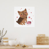 ヨークシャーテリア・ザ・キュスト・トラブルメーカー ポスター (キッチン)