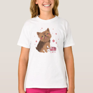 ヨークシャーテリア・ザ・キュスト・トラブルメーカー Tシャツ