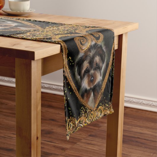 ヨークシャーテリア ショートテーブルランナー (インサイチュ)