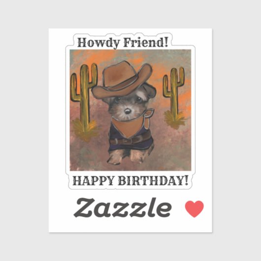 ヨークシャーテリア シール (シート)