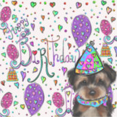 ヨークシャーテリア シール (正面)