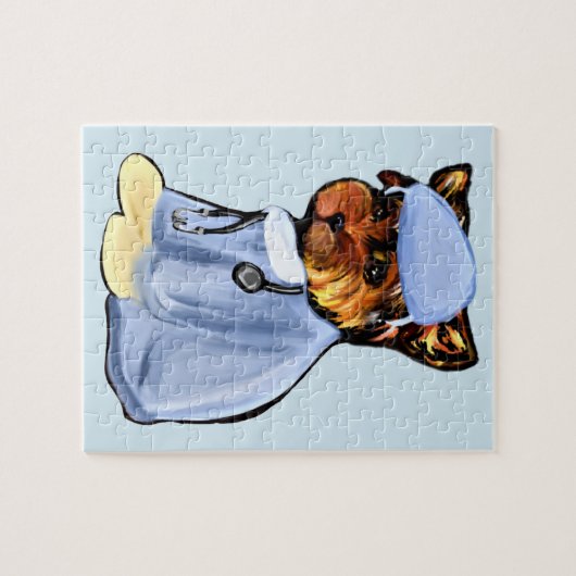 ヨークシャーテリア ジグソーパズル (横)