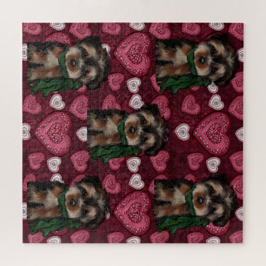 ヨークシャーテリア ジグソーパズル (横)