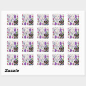 ヨークシャーテリア スクエアシール (シート)