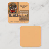 ヨークシャーテリア スクエア名刺 (正面/裏面)