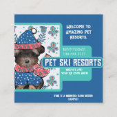 ヨークシャーテリア スクエア名刺 (正面)