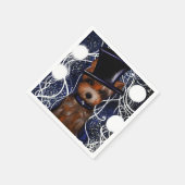 ヨークシャーテリア スタンダードカクテルナプキン (角)