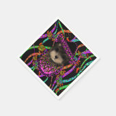 ヨークシャーテリア スタンダードカクテルナプキン (角)