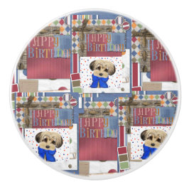 ヨークシャーテリア セラミックノブ