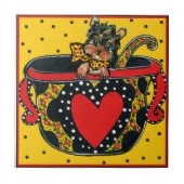 ヨークシャーテリア タイル (正面)