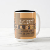 ヨークシャーテリア ツートーンマグカップ (正面右)