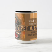 ヨークシャーテリア ツートーンマグカップ (中央)