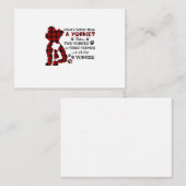 ヨークシャーテリア ノートカード (正面/裏面)