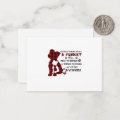 ヨークシャーテリア ノートカード (正面/裏面インサイチュ)