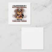 ヨークシャーテリア ノートカード (正面/裏面)