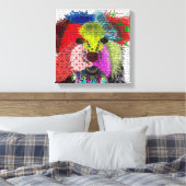 ヨークシャーテリア – パッチワーク キャンバスプリント (インサイチュ (寝室))