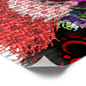 ヨークシャーテリア – パッチワーク ポスター (角)