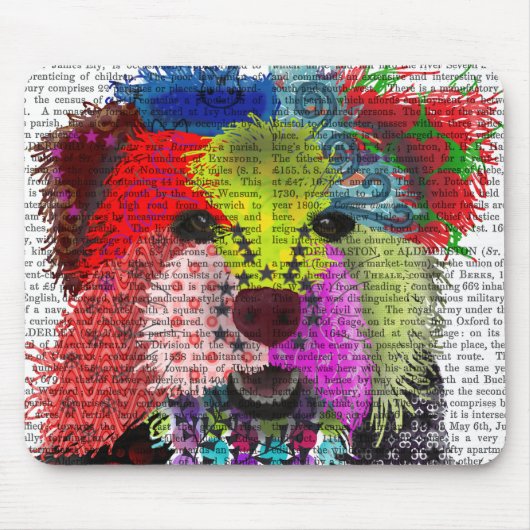 ヨークシャーテリア – パッチワーク マウスパッド (正面)