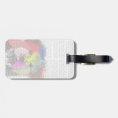 ヨークシャーテリア – パッチワーク ラゲッジタグ (裏面横)