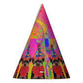 ヨークシャーテリア パーティーハット (左)