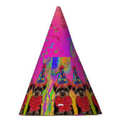 ヨークシャーテリア パーティーハット (右)