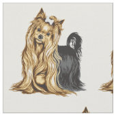 ヨークシャーテリア ファブリック (クローズアップ)