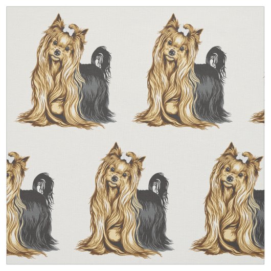 ヨークシャーテリア ファブリック (見本)