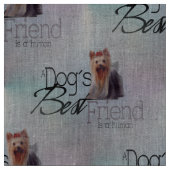 ヨークシャーテリア ファブリック (クローズアップ)