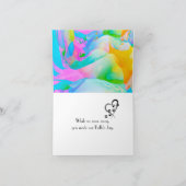 ヨークシャーテリア　ペットシッティングありがとうございました サンキューカード (内部)