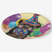 ヨークシャーテリア ペーパープレート (アングル)