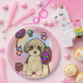 ヨークシャーテリア ペーパープレート (パーティー)