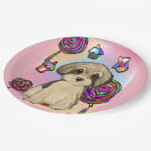 ヨークシャーテリア ペーパープレート (アングル)