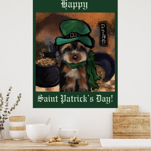 ヨークシャーテリア ポスター (キッチン)