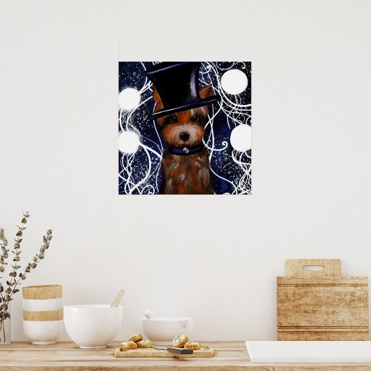 ヨークシャーテリア ポスター (キッチン)