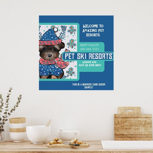 ヨークシャーテリア ポスター (キッチン)