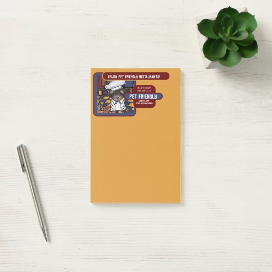 ヨークシャーテリア ポストイット (オフィス)