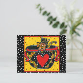 ヨークシャーテリア ポストカード (スタンド正面)