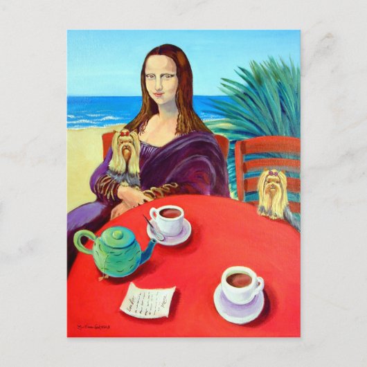 ヨークシャーテリア ポストカード (正面)