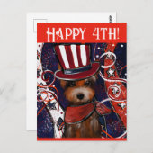 ヨークシャーテリア ポストカード (正面/裏面)