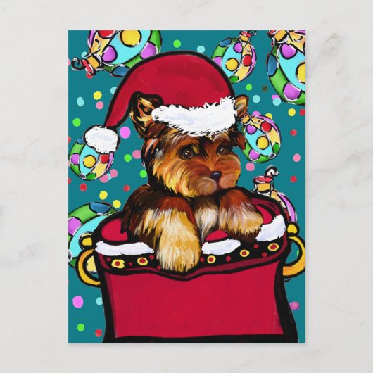 ヨークシャーテリア ポストカード (正面)