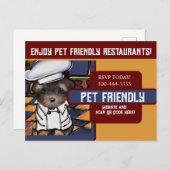 ヨークシャーテリア ポストカード (正面/裏面)